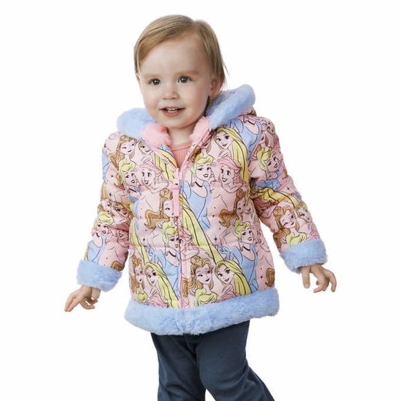 Disney Other - Disney Princess Jacket with Pink and Blue size 3T, Reversible Jacket
